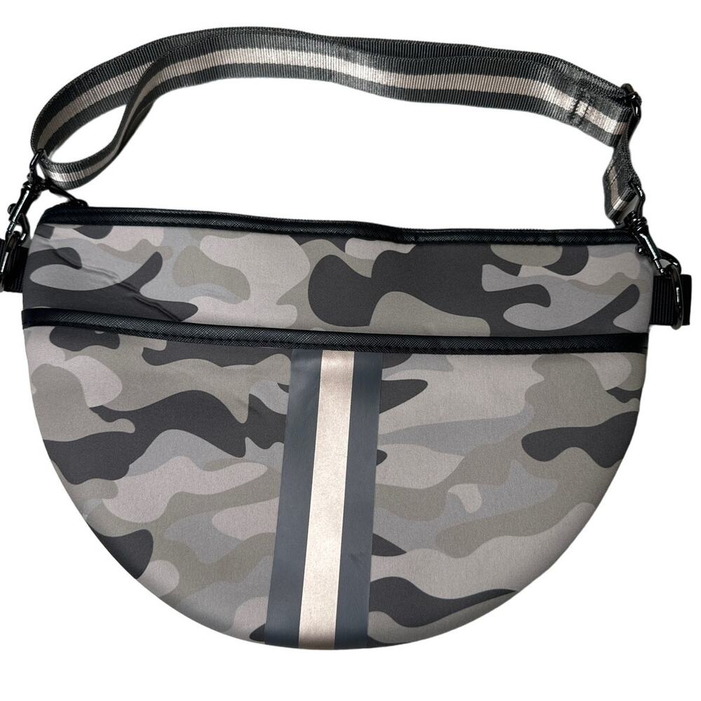 Haute Shore Haute Shore taupe camouflage neoprene color belt bag